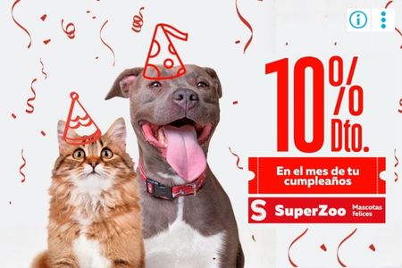 SuperZoo — 10% de descuento en el mes de cumpleaños de tu mascota